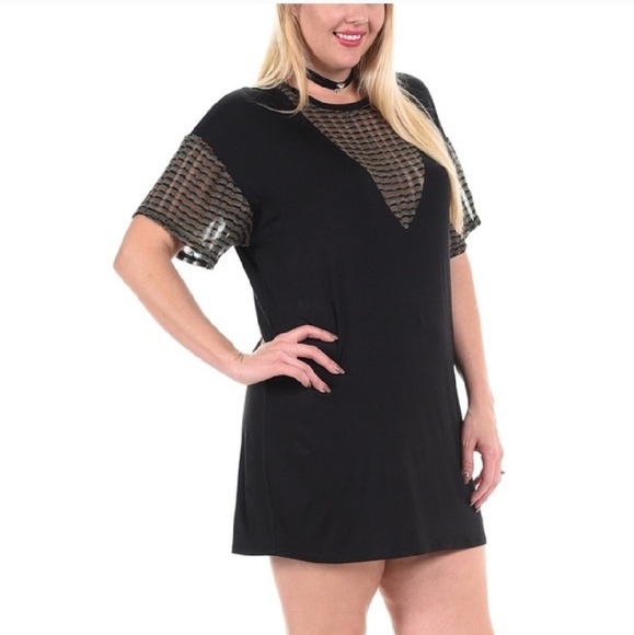 Last One 🚩🚩🚩Geometric Shift/Tunic Dress - Picture 2 of 4